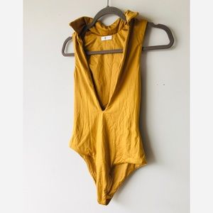 AMAIO Yellow one piece swimsuits